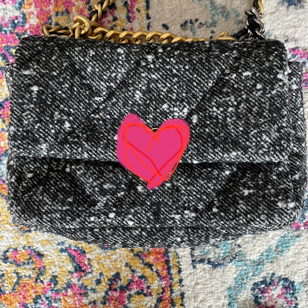 Tweed crossbody bag